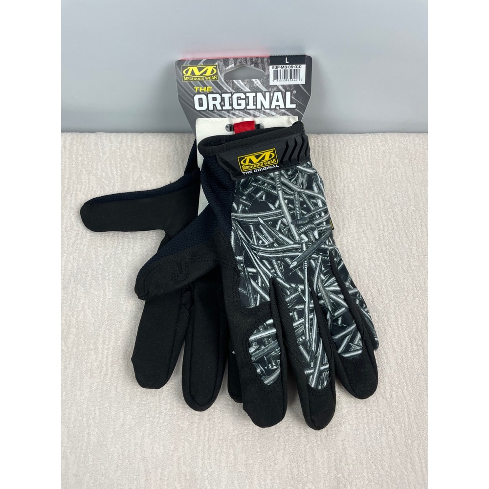 Supreme Mechanix Wear The Original Gloves Black Nails Work SUP-MG-05-010 Large
